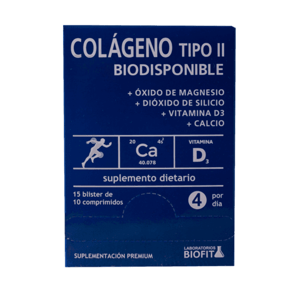 BIOFIT - COMPRIMIDO COLAGENO TIPO II X15 BLISTERS