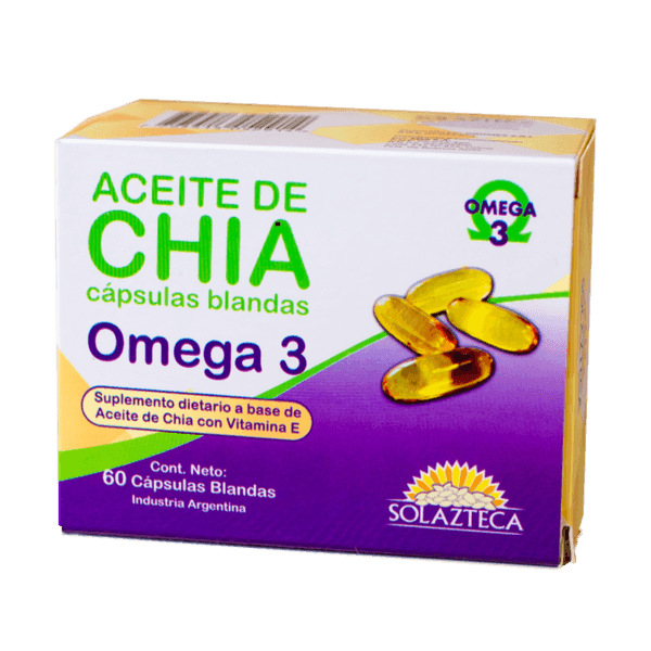 SOL AZTECA - CAPSULA ACEITE CHIA X60 U