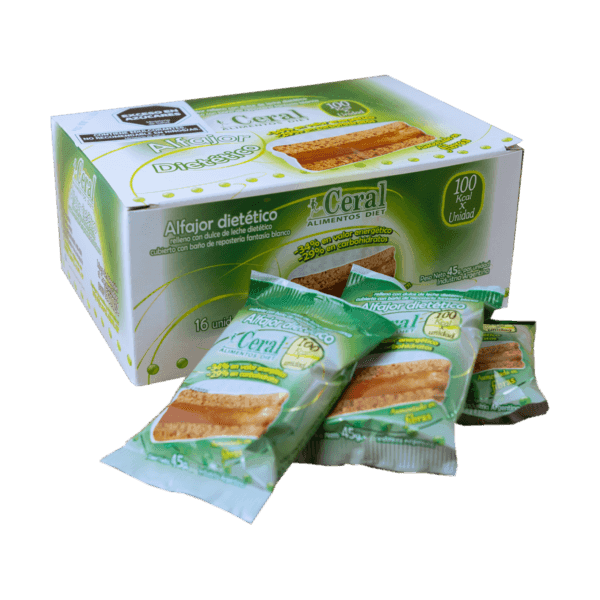 CERAL - ALFAJOR DIETETICO BLANCO X16 U X45 G