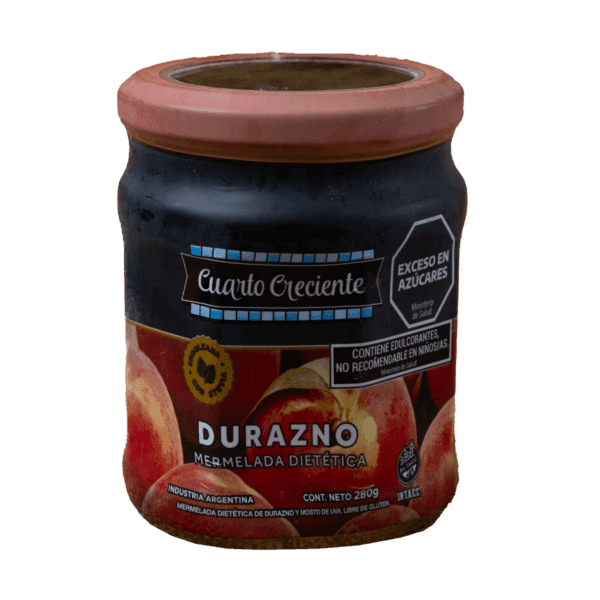 CUARTO CRECIENTE - MERMELADA DURAZNO CON STEVIA 280 G