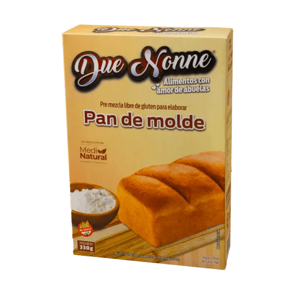 DUE NONNE - PREMEZCLA PAN MOLDE X330 G
