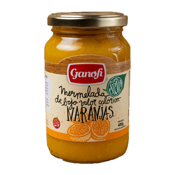 GANOFI - MERMELADA NARANJA CON STEVIA X400 G