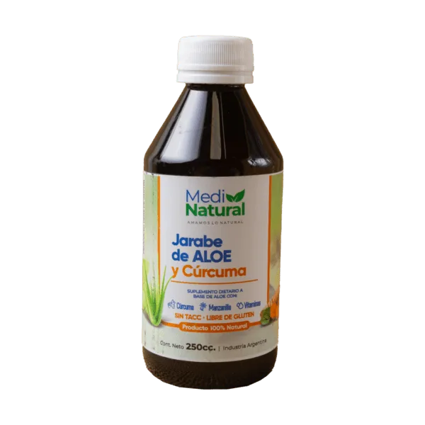 MEDINATURAL - JARABE ALOE CURCUMA X250 CC