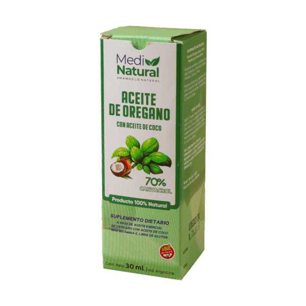 MEDINATURAL - ACEITE OREGANO 70% CARVACROL X30 ML