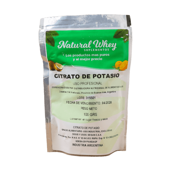 NATURAL WHEY - CITRATO DE POTASIO X100 G