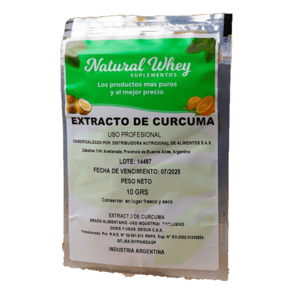 NATURAL WHEY - CURCUMA EXTRACTO X10 G