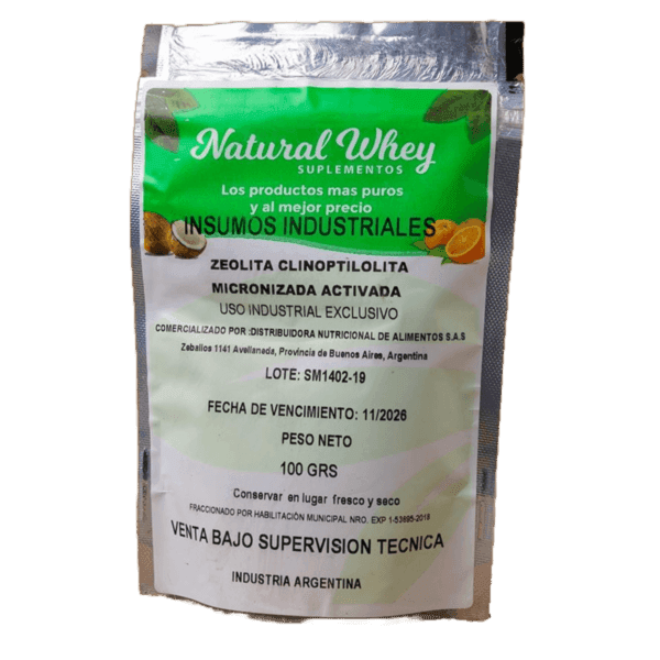 NATURAL WHEY - ZEOLITA MICRONIZADA ACTIVADA X100 G