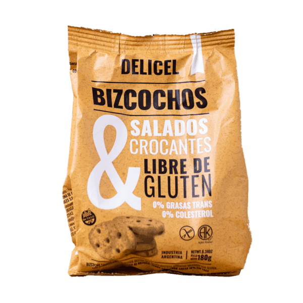 DELICEL - BIZCOCHOS SALADOS X180 G