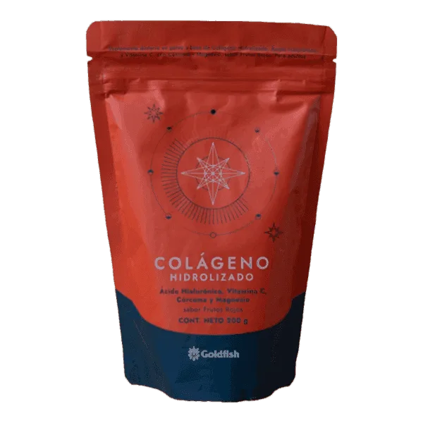 GOLDFISH - COLAGENO HIDROLIZADO SABOR FRUTOS ROJOS X200 G