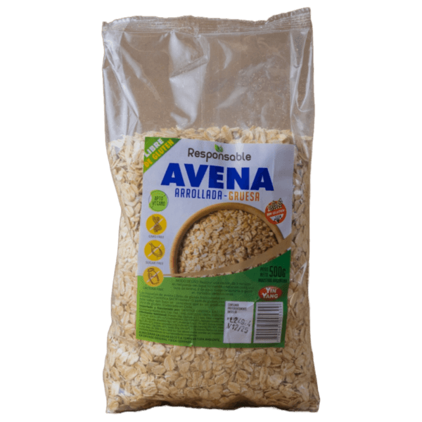 YIN YANG - AVENA GRUESA SIN GLUTEN X500 G