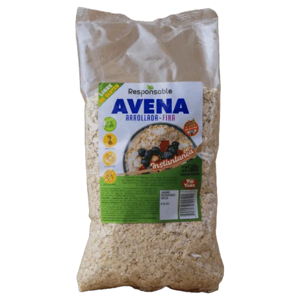 YIN YANG - AVENA INSTANTANEA SIN GLUTEN X500 G