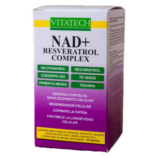 VITATECH - CAPSULA NAD RESVERATROL COMPLEX X60 U