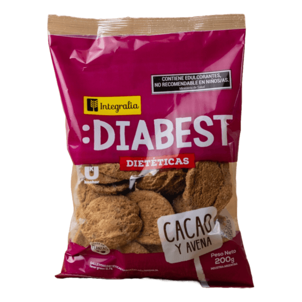 INTEGRALIA - DIABEST GALLETA DIETETICA CACAO AVENA X200 G