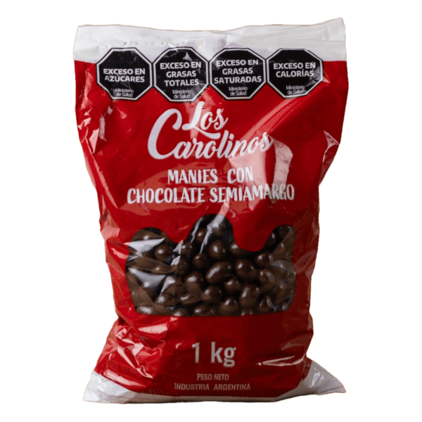 LOS CAROLINOS - MANI CON CHOCOLATE X1 KG