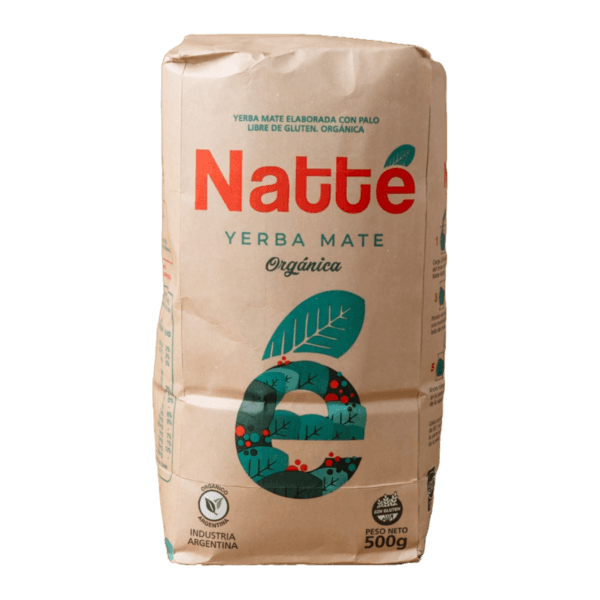 NATTE - YERBA MATE ORGANICA X500 G