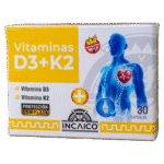 INCAICO - CAPSULA VITAMINA D3 K2 X30 U