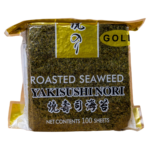 YAKISUSHI NORI - ALGA SUSHI DORADA X100 U
