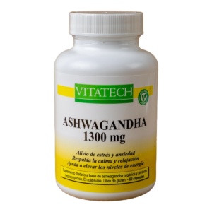 VITATECH - CAPSULA ASHWAGANDHA 1300 MG X60 U